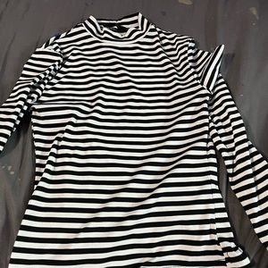 striped turtleneck
